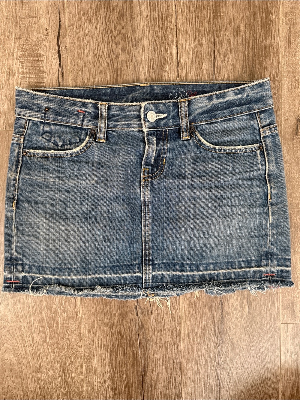 Gap 1969 vintage denim mini skirt